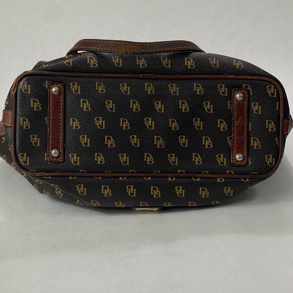 Dooney & Bourke Signature Gretta Purse Handbag Perfect Outside Dirty Inside - Picture 3 of 15